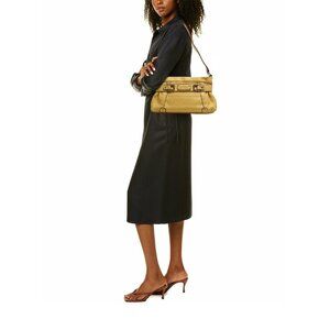 Butter Yellow Leather Shoulder Bag